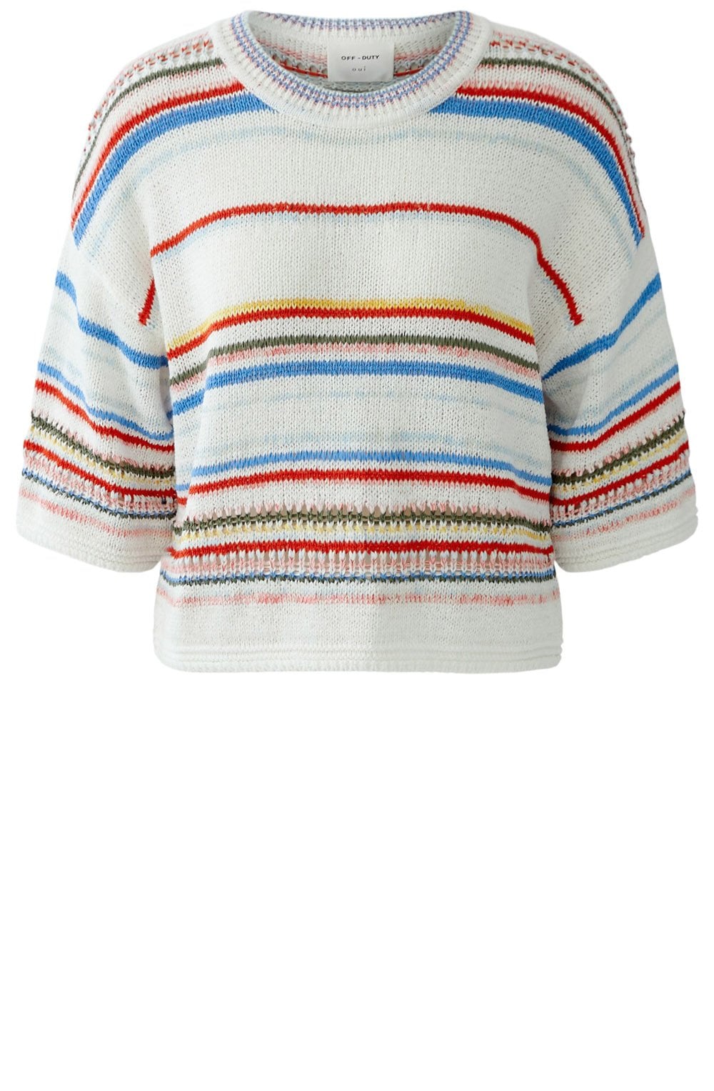 Loose Knit Striped Jumper