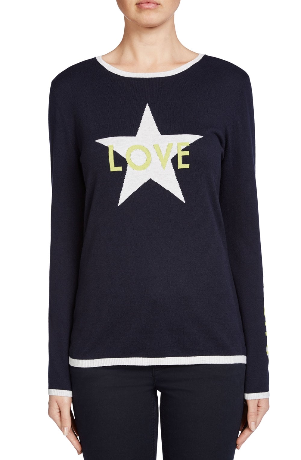 Love & Star Design Sweater