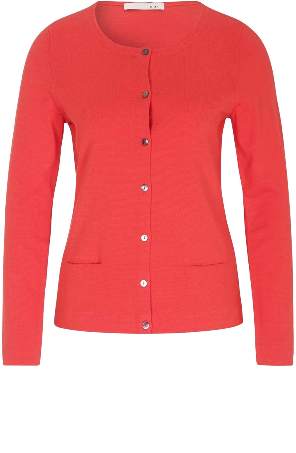 Mandarin Fine Knit Cardigan