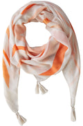 Marble Motion Tasselled Scarf