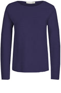 Marine Blue rib knit Sweater