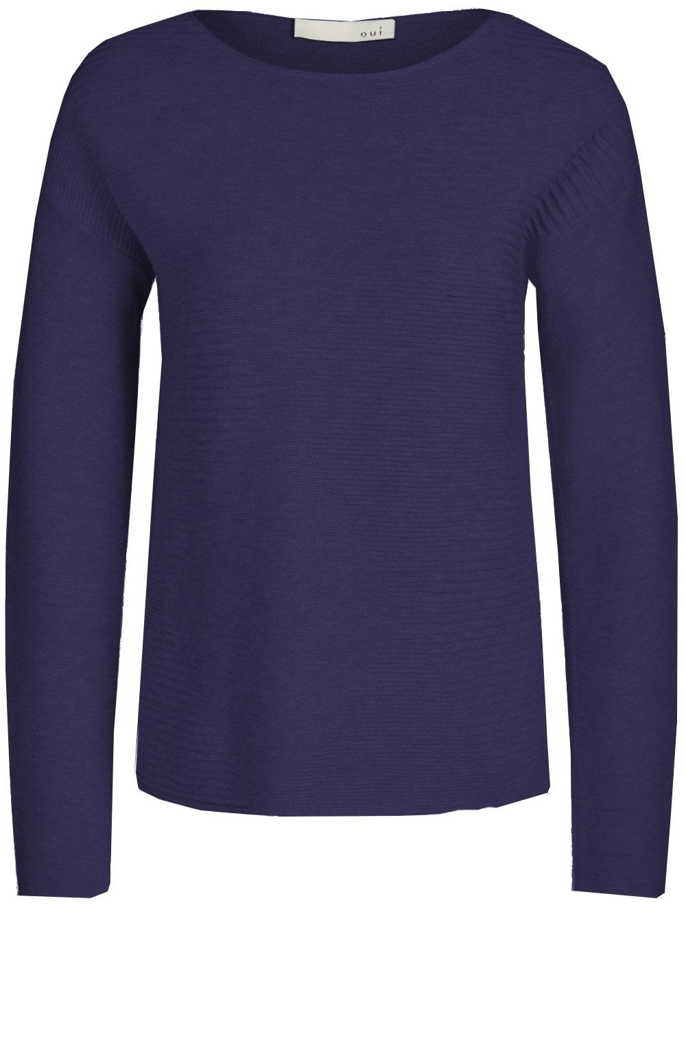 Marine Blue rib knit Sweater