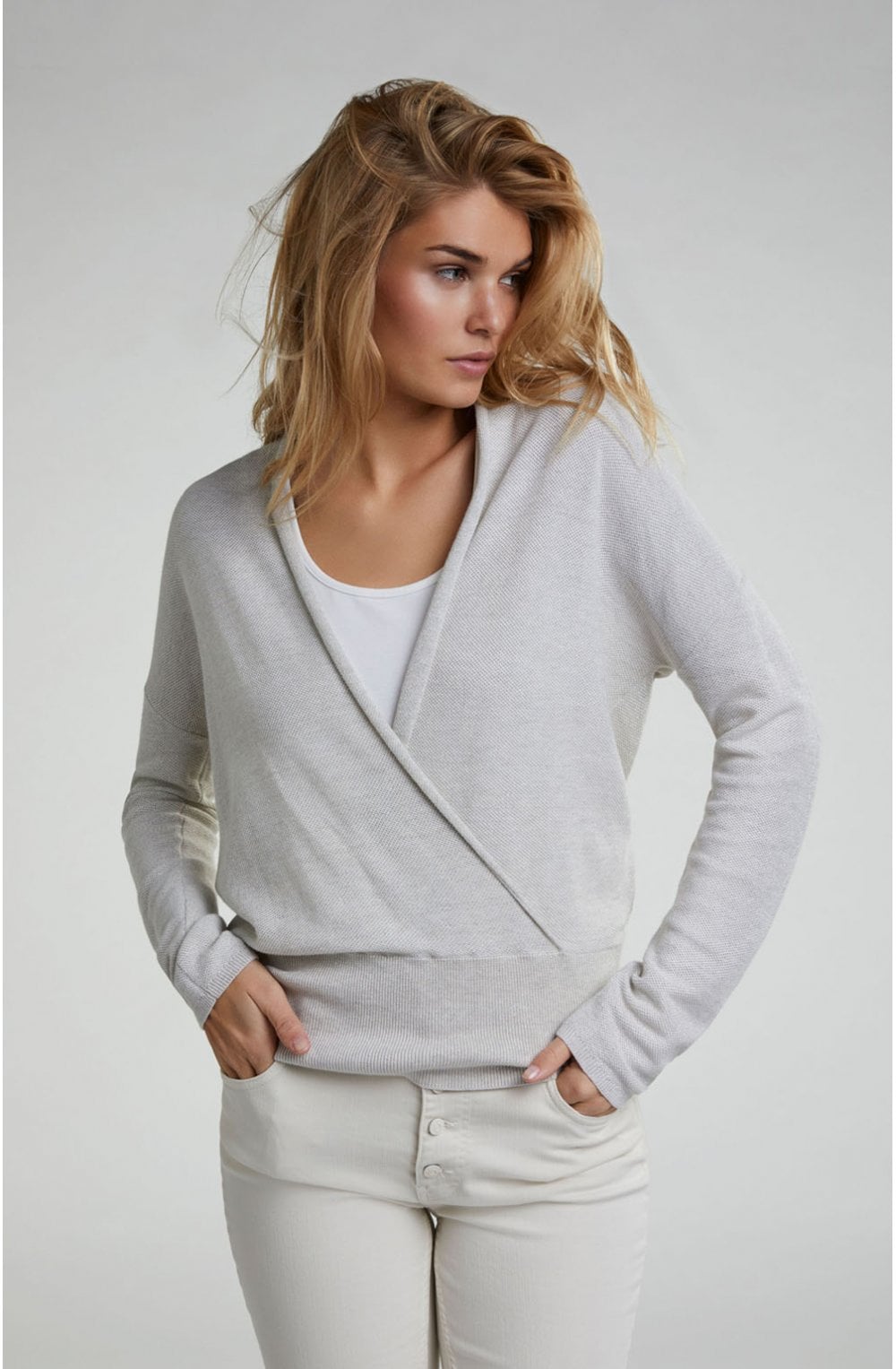 Metallic Cream Knit Jumper
