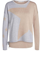 Metallic Star Sweater