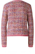 Mixed Lilac Boucle Yarn French Style Cardigan