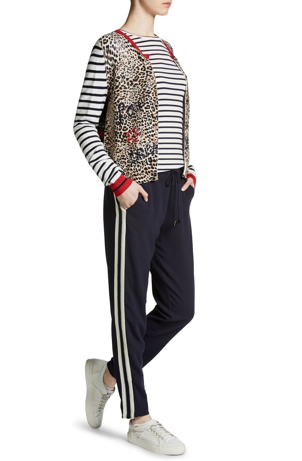 Mixed Print Cardigan