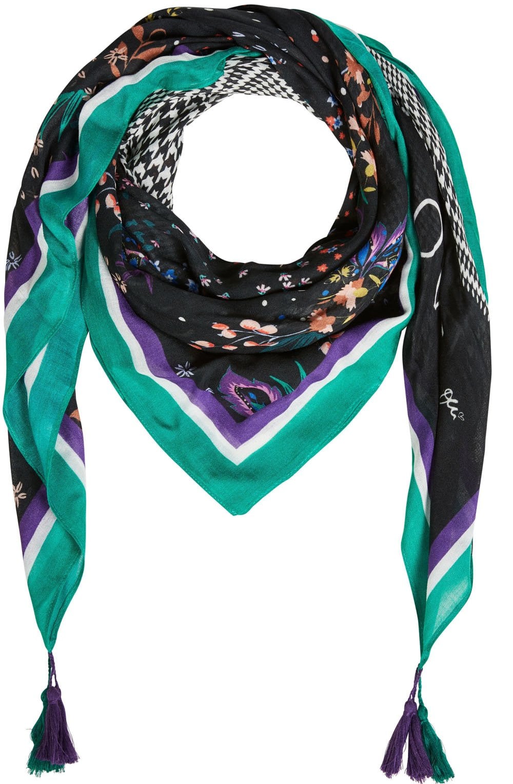 Mixed Print Scarf