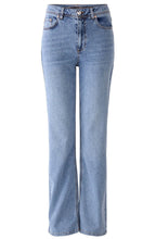 Monaco Blue High Waist Straight Leg Jeans