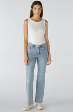 Monaco Blue High Waist Straight Leg Jeans