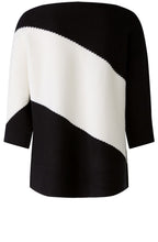 Monochrome Graphic Stripe Jumper