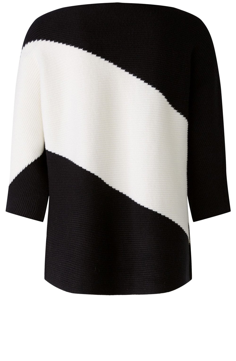 Monochrome Graphic Stripe Jumper