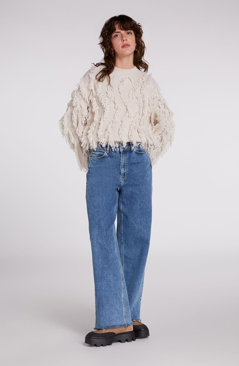Moonbeam Fray Knit Jumper