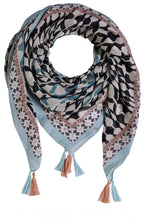 Multi patterned Grey Scarf