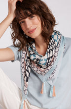 Multi patterned Grey Scarf