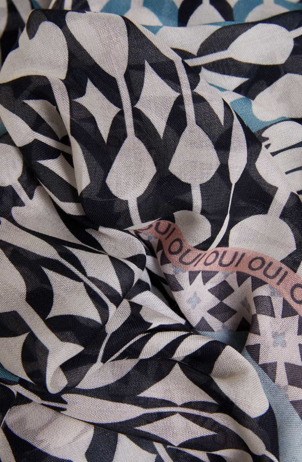Multi patterned Grey Scarf