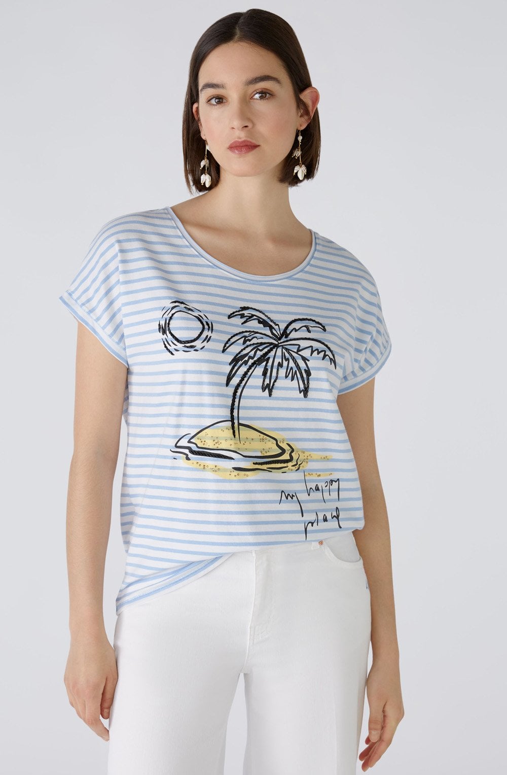 My Happy Place Palm Tree T Shirt