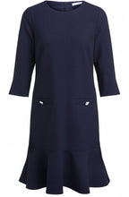 Navy Check Dress