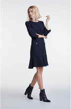 Navy Check Dress