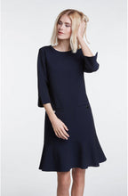 Navy Check Dress