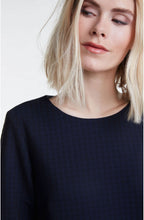 Navy Check Dress