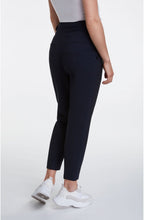 Navy Check Print Trousers