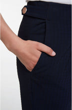 Navy Check Print Trousers