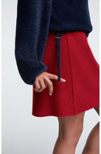 Navy Faux Fur Collar Cardigan