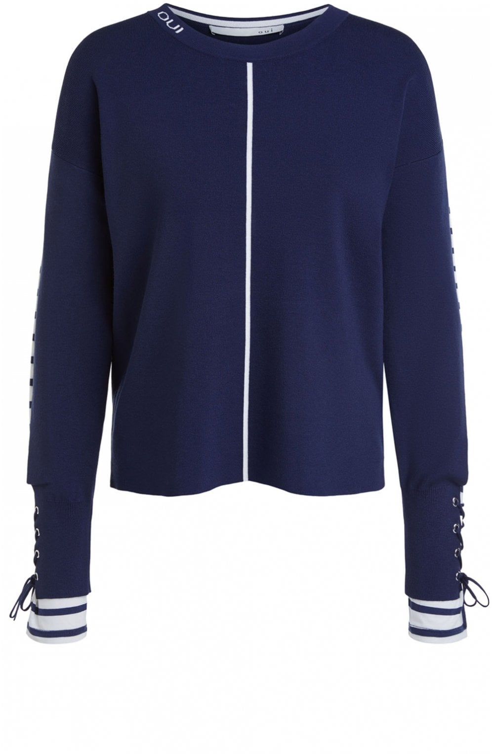Navy Fine Knit Jumper