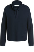 Navy Fine Rib Jumper