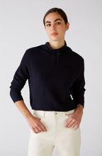 Navy Fine Rib Jumper