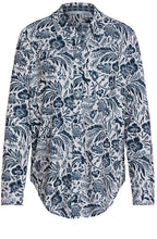 Navy Floral Print Shirt