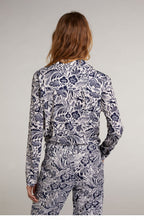 Navy Floral Print Shirt