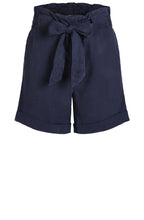 Navy High Waisted Shorts