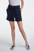 Navy High Waisted Shorts