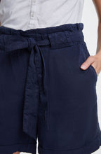 Navy High Waisted Shorts