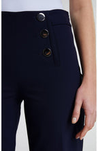 Navy High Waisted Trousers