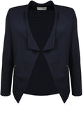 Navy Jersey Jacket