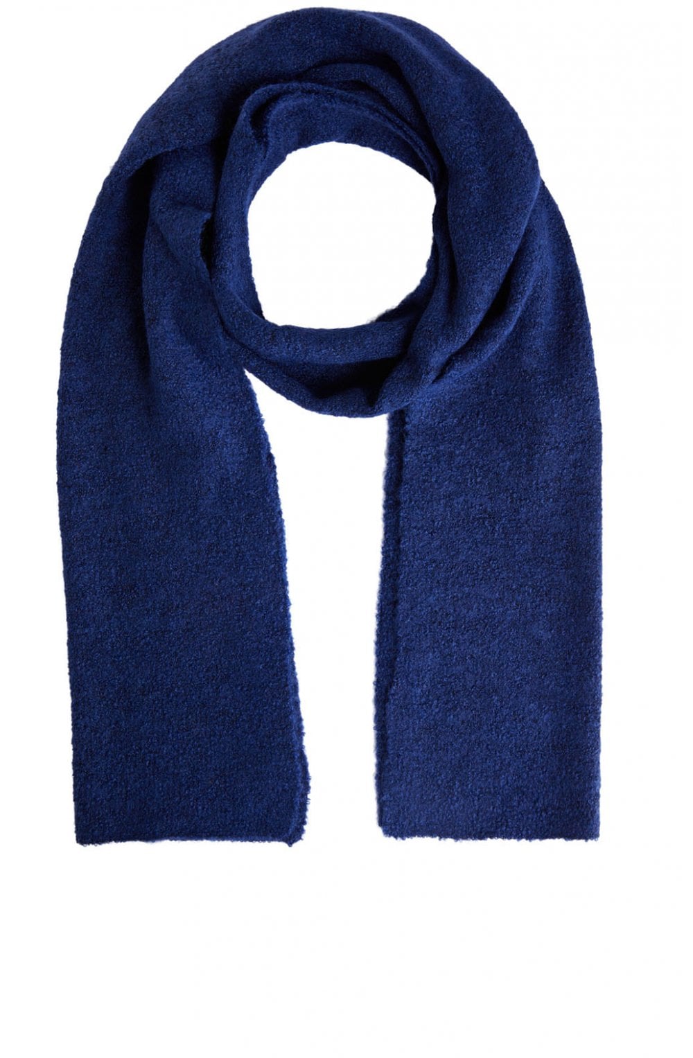 Navy Knit Scarf