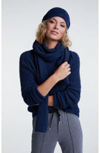 Navy Knit Scarf
