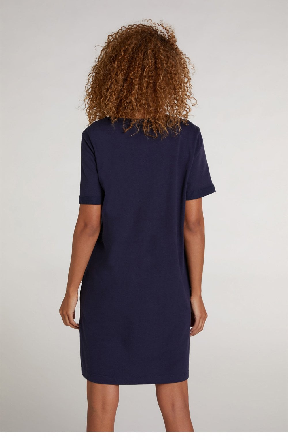 Navy Linen Dress
