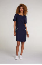 Navy Linen Dress