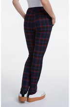Navy & Red Check Trousers