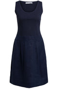 Navy Sleeveless Dress