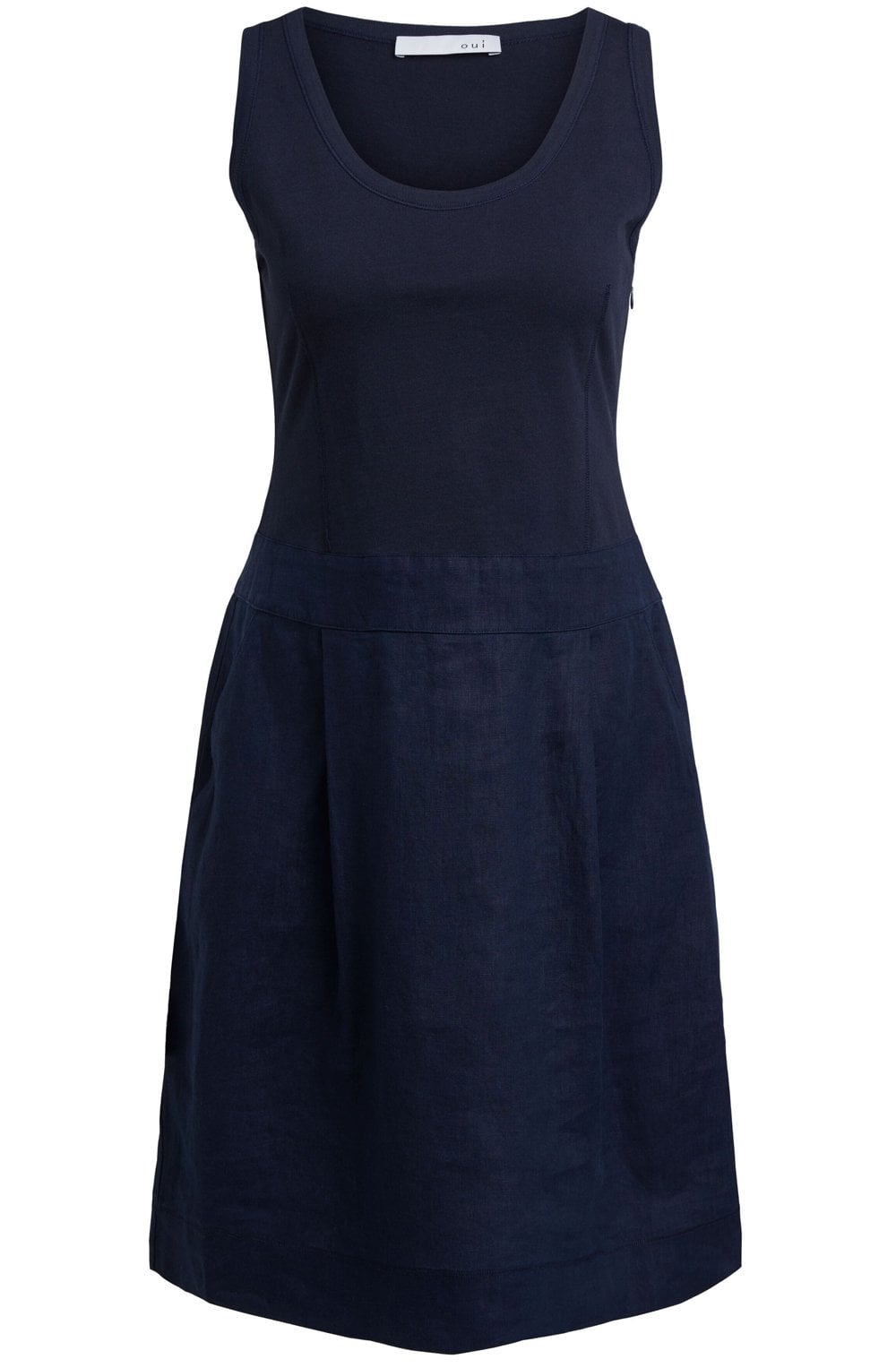 Navy Sleeveless Dress