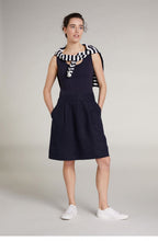 Navy Sleeveless Dress