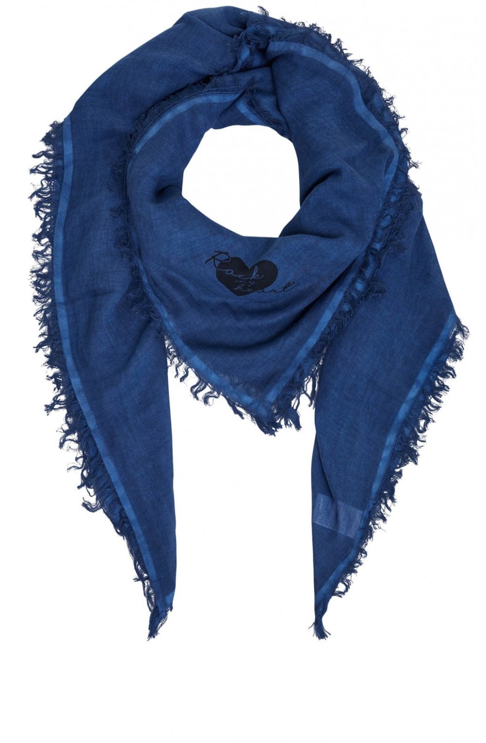 Navy Square Scarf