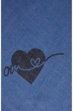 Navy Square Scarf