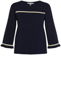 Navy Stripe Design Jumper