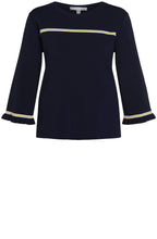 Navy Stripe Design Jumper