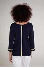 Navy Stripe Design Jumper
